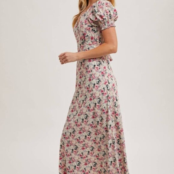 Floral Print Maxi Dress - Picture 4 of 4
